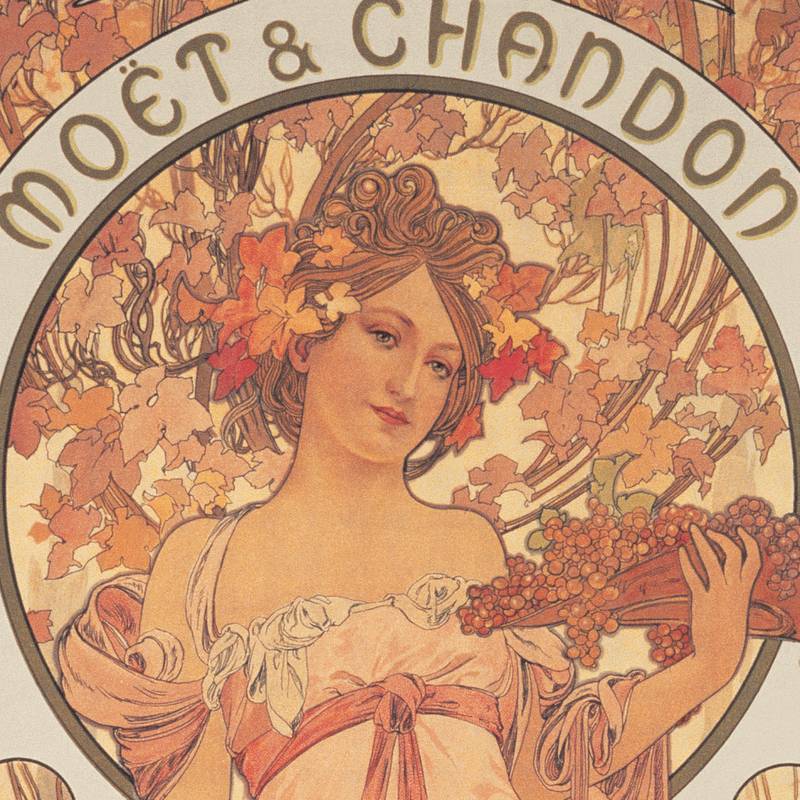 NOTIQUE Poznámkový kalendář Alfons Mucha 2027, 30 x 30 cm NOTIQUE Poznámkový kalendář Alfons Mucha 2027, 30 x 30 cm