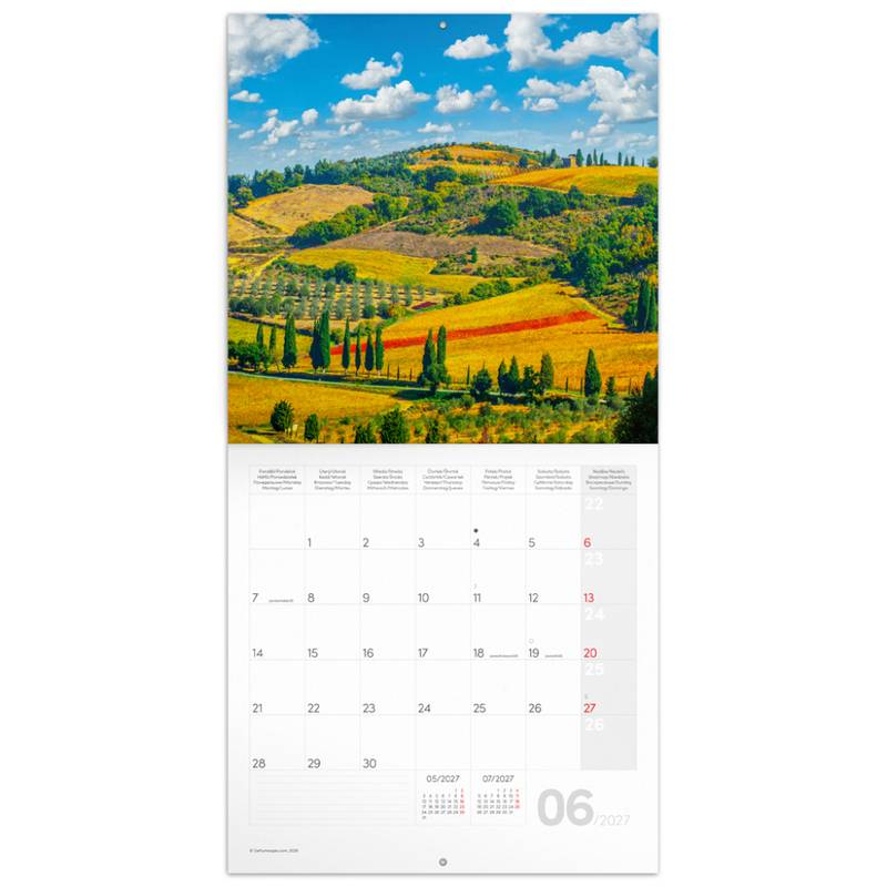 NOTIQUE Poznámkový kalendář Naše Planeta 2027, PLASTIC FREE, 30 x 30 cm NOTIQUE Poznámkový kalendář Naše Planeta 2027, PLASTIC FREE, 30 x 30 cm