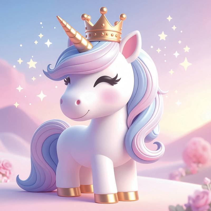 NOTIQUE Grid calendar Happy Unicorns 2027, 30 x 30 cm NOTIQUE Grid calendar Happy Unicorns 2027, 30 x 30 cm