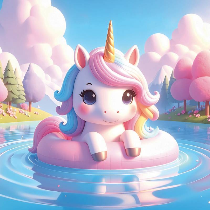 NOTIQUE Grid calendar Happy Unicorns 2027, 30 x 30 cm NOTIQUE Grid calendar Happy Unicorns 2027, 30 x 30 cm