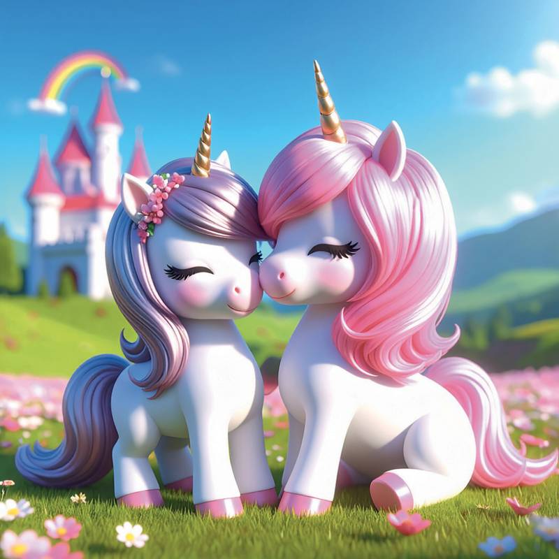 NOTIQUE Grid calendar Happy Unicorns 2027, 30 x 30 cm NOTIQUE Grid calendar Happy Unicorns 2027, 30 x 30 cm