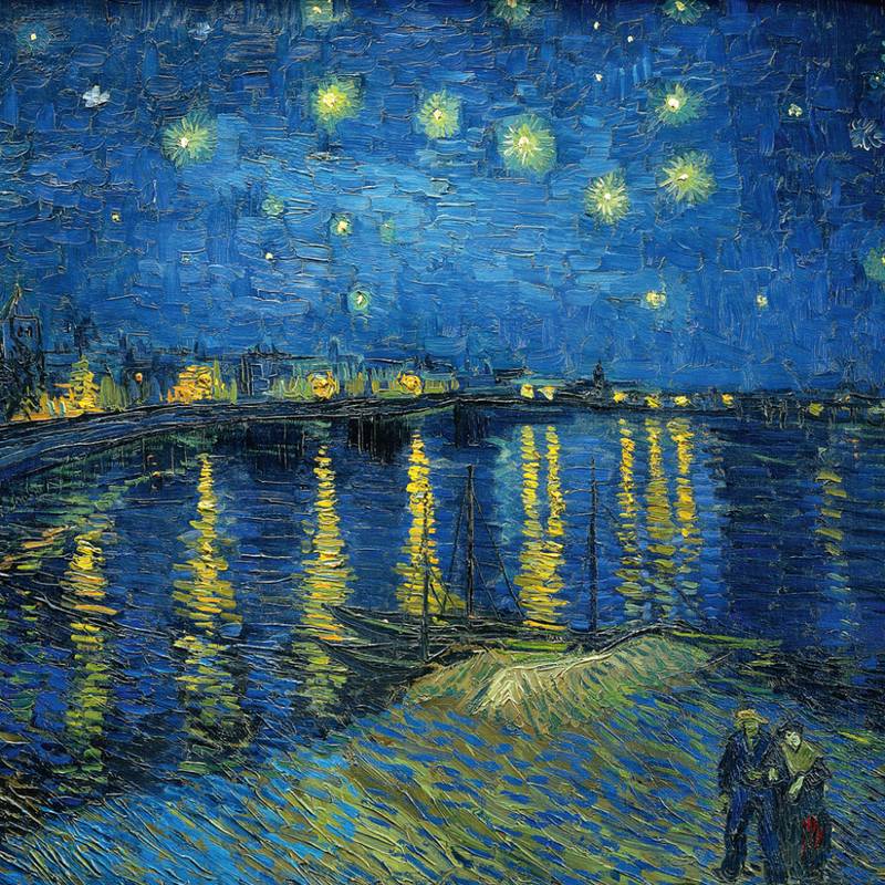 NOTIQUE Grid calendar Vincent van Gogh 2027, 30 x 30 cm NOTIQUE Grid calendar Vincent van Gogh 2027, 30 x 30 cm