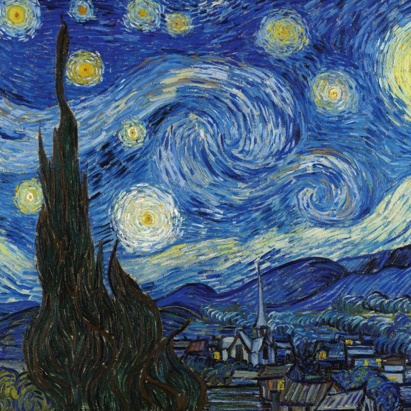 NOTIQUE Grid calendar Vincent van Gogh 2027, 30 x 30 cm NOTIQUE Grid calendar Vincent van Gogh 2027, 30 x 30 cm