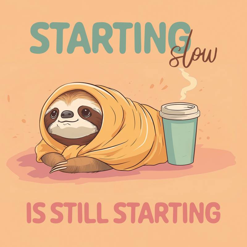 NOTIQUE Grid calendar Lazy Sloths 2027, 30 x 30 cm NOTIQUE Grid calendar Lazy Sloths 2027, 30 x 30 cm