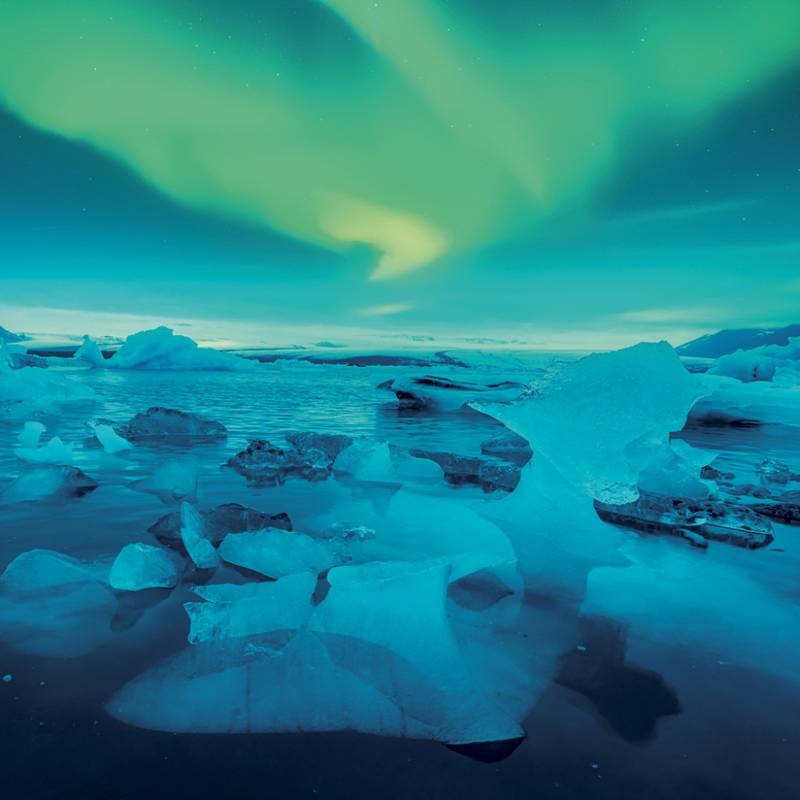 NOTIQUE Grid calendar Aurora Borealis 2027, 30 x 30 cm NOTIQUE Grid calendar Aurora Borealis 2027, 30 x 30 cm