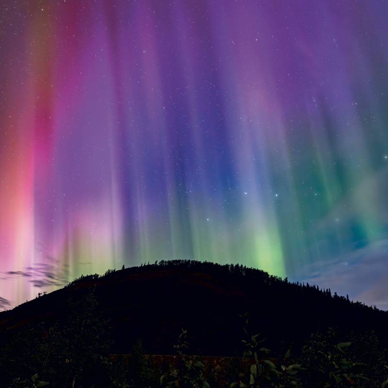 NOTIQUE Grid calendar Aurora Borealis 2027, 30 x 30 cm NOTIQUE Grid calendar Aurora Borealis 2027, 30 x 30 cm