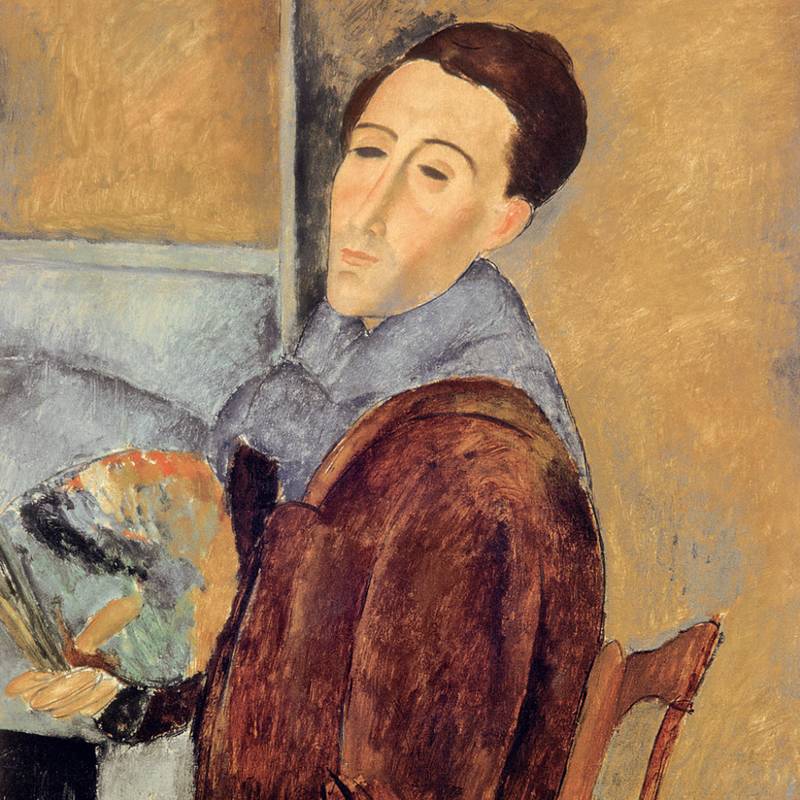 NOTIQUE Grid calendar Amedeo Modigliani 2027, 30 x 30 cm NOTIQUE Grid calendar Amedeo Modigliani 2027, 30 x 30 cm