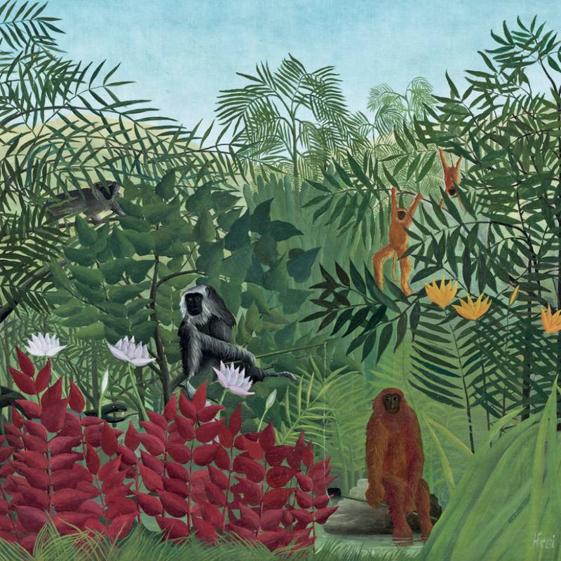 NOTIQUE Grid calendar Henri Rousseau 2027, 30 x 30 cm NOTIQUE Grid calendar Henri Rousseau 2027, 30 x 30 cm