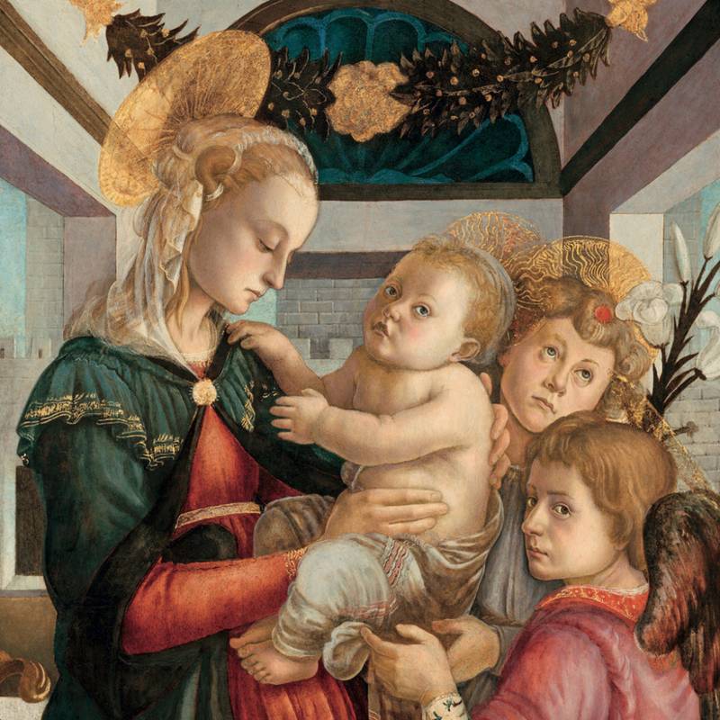 NOTIQUE Grid calendar Sandro Botticelli 2027, 30 x 30 cm NOTIQUE Grid calendar Sandro Botticelli 2027, 30 x 30 cm