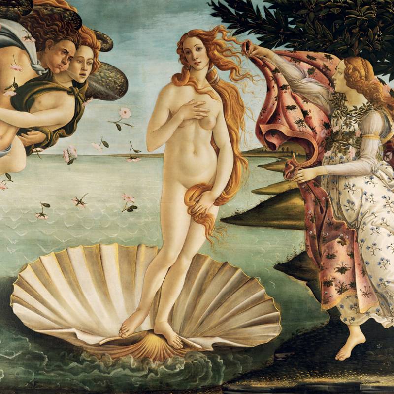 NOTIQUE Grid calendar Sandro Botticelli 2027, 30 x 30 cm NOTIQUE Grid calendar Sandro Botticelli 2027, 30 x 30 cm