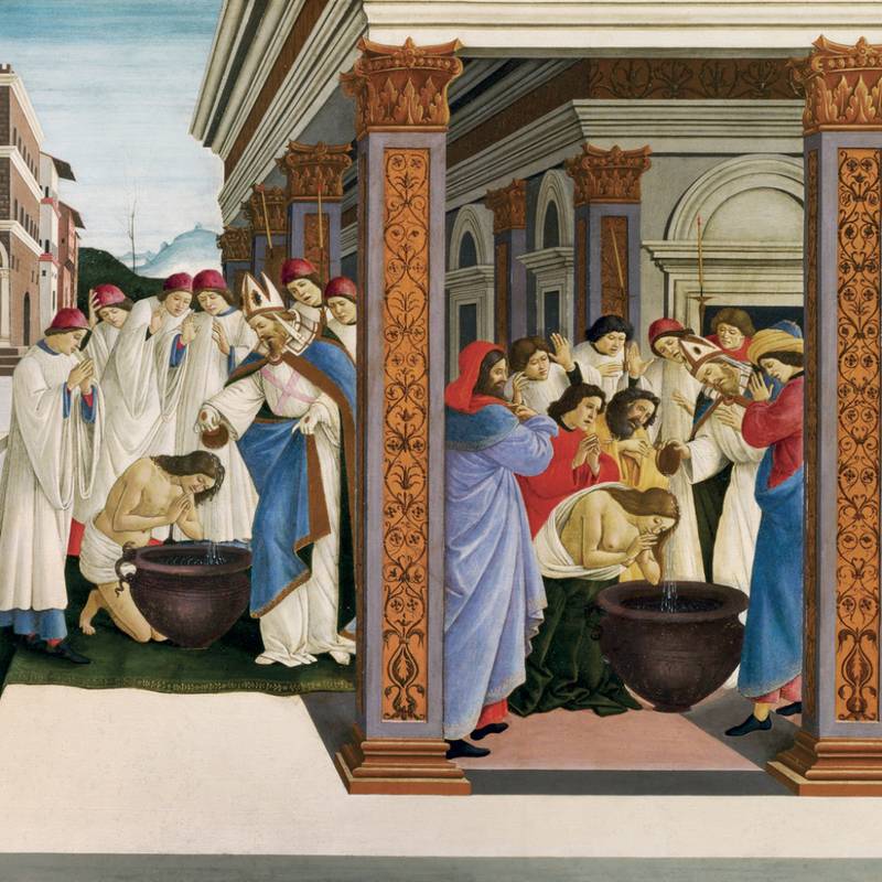NOTIQUE Grid calendar Sandro Botticelli 2027, 30 x 30 cm NOTIQUE Grid calendar Sandro Botticelli 2027, 30 x 30 cm