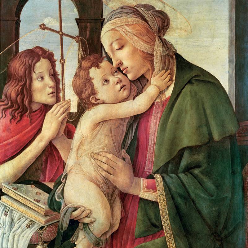 NOTIQUE Grid calendar Sandro Botticelli 2027, 30 x 30 cm NOTIQUE Grid calendar Sandro Botticelli 2027, 30 x 30 cm