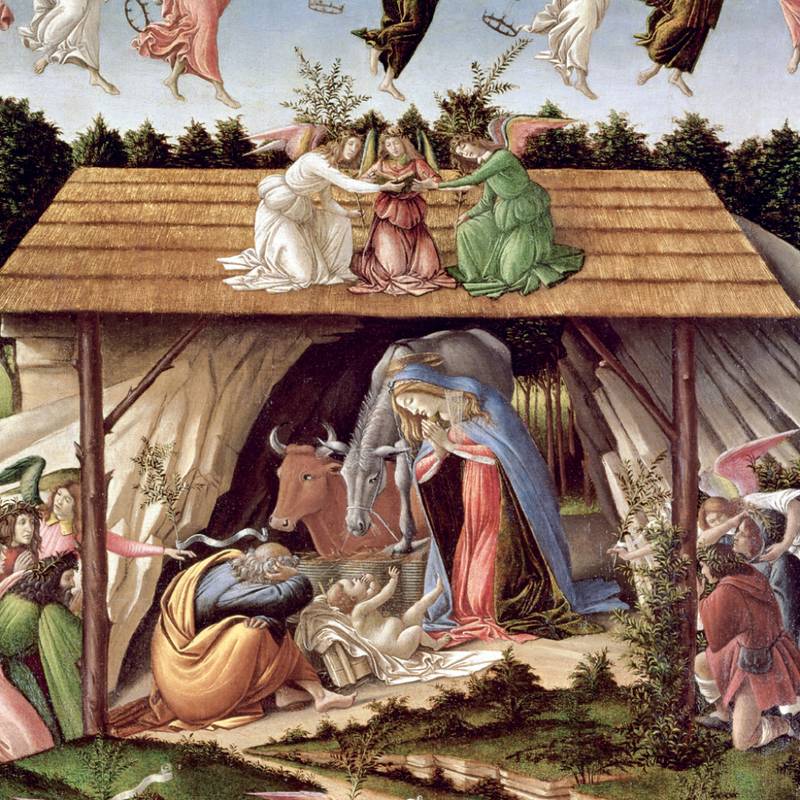 NOTIQUE Grid calendar Sandro Botticelli 2027, 30 x 30 cm NOTIQUE Grid calendar Sandro Botticelli 2027, 30 x 30 cm