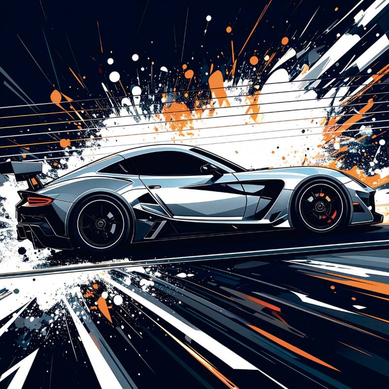 NOTIQUE Grid calendar Fast Cars 2027, 30 x 30 cm NOTIQUE Grid calendar Fast Cars 2027, 30 x 30 cm