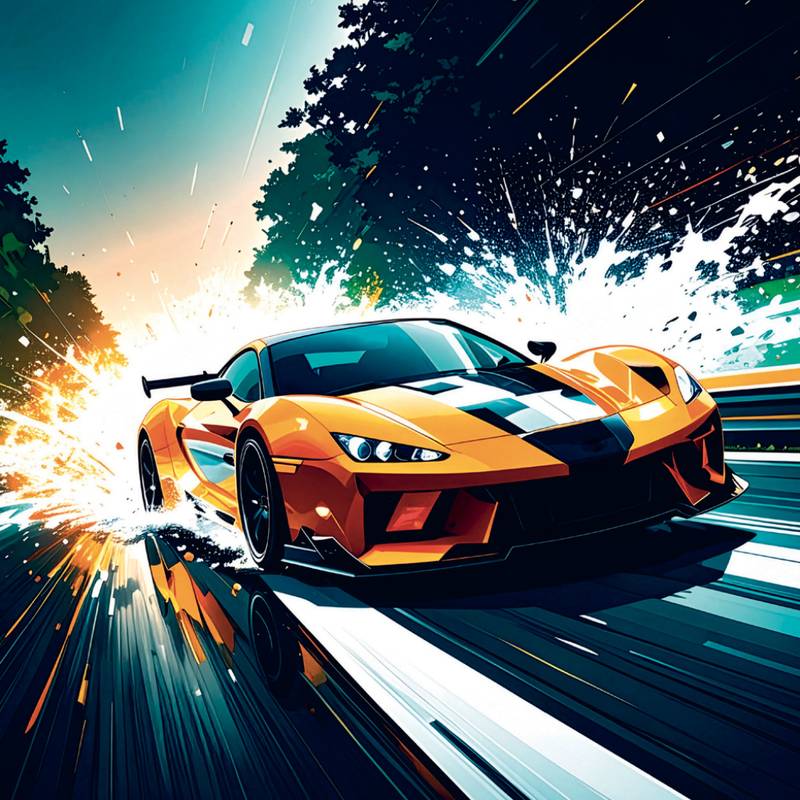 NOTIQUE Grid calendar Fast Cars 2027, 30 x 30 cm NOTIQUE Grid calendar Fast Cars 2027, 30 x 30 cm