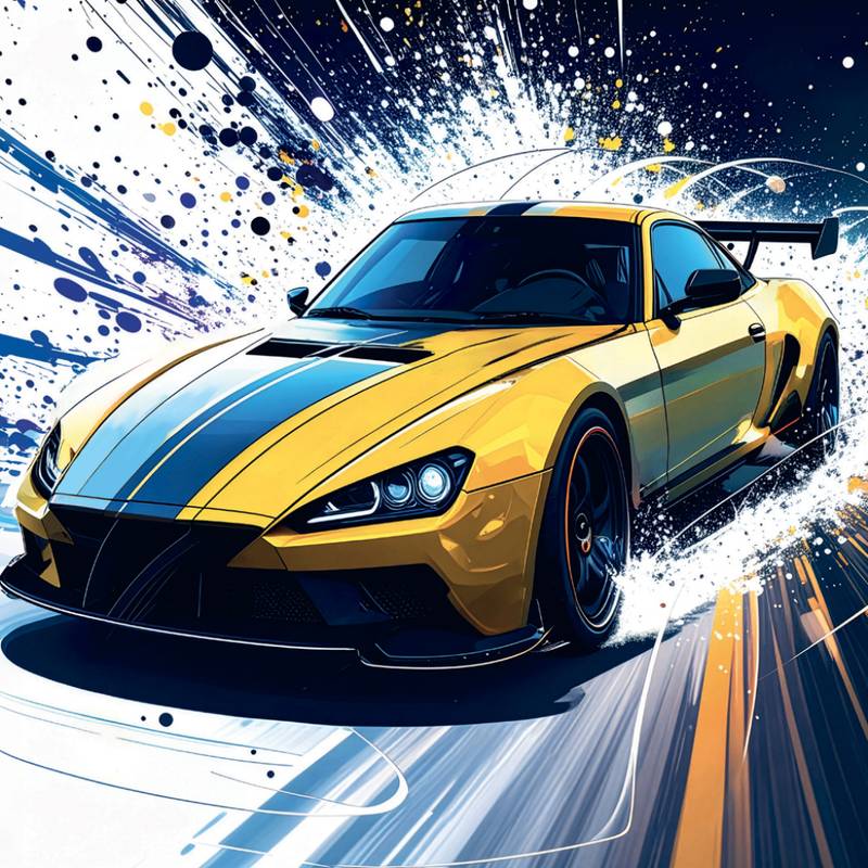 NOTIQUE Grid calendar Fast Cars 2027, 30 x 30 cm NOTIQUE Grid calendar Fast Cars 2027, 30 x 30 cm