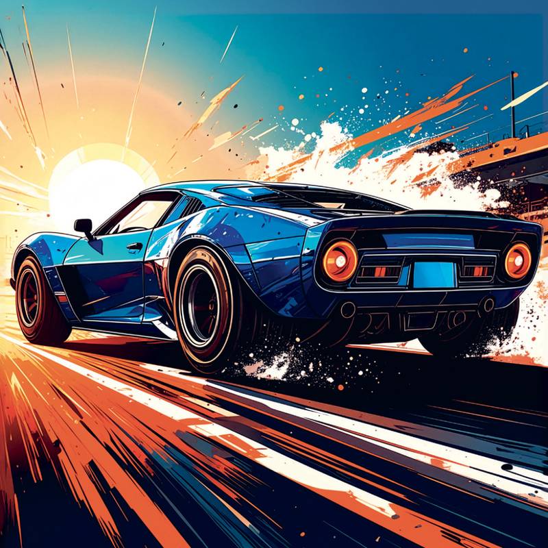 NOTIQUE Grid calendar Fast Cars 2027, 30 x 30 cm NOTIQUE Grid calendar Fast Cars 2027, 30 x 30 cm