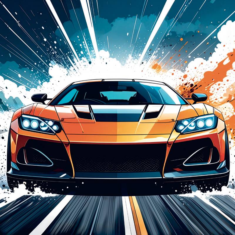 NOTIQUE Grid calendar Fast Cars 2027, 30 x 30 cm NOTIQUE Grid calendar Fast Cars 2027, 30 x 30 cm