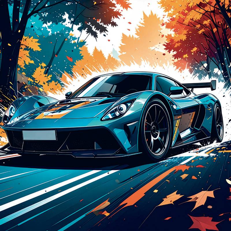 NOTIQUE Grid calendar Fast Cars 2027, 30 x 30 cm NOTIQUE Grid calendar Fast Cars 2027, 30 x 30 cm