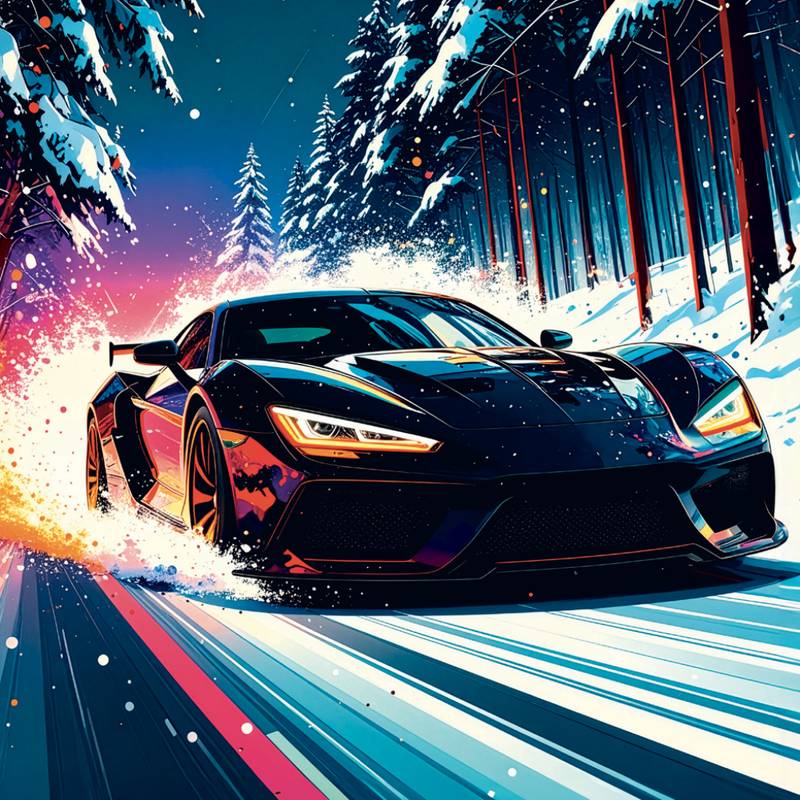 NOTIQUE Grid calendar Fast Cars 2027, 30 x 30 cm NOTIQUE Grid calendar Fast Cars 2027, 30 x 30 cm