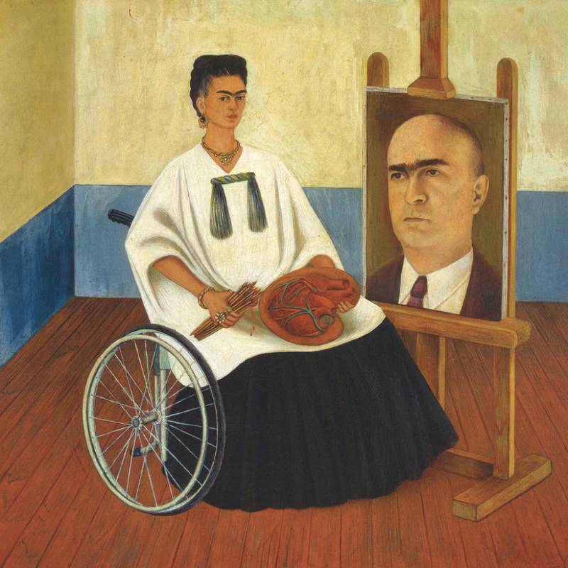 NOTIQUE Grid calendar Frida Kahlo 2027, 30 x 30 cm NOTIQUE Grid calendar Frida Kahlo 2027, 30 x 30 cm
