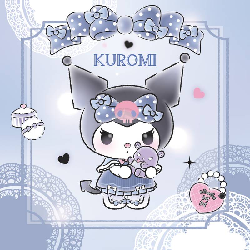 NOTIQUE Grid calendar Kuromi 2027, 30 x 30 cm NOTIQUE Grid calendar Kuromi 2027, 30 x 30 cm