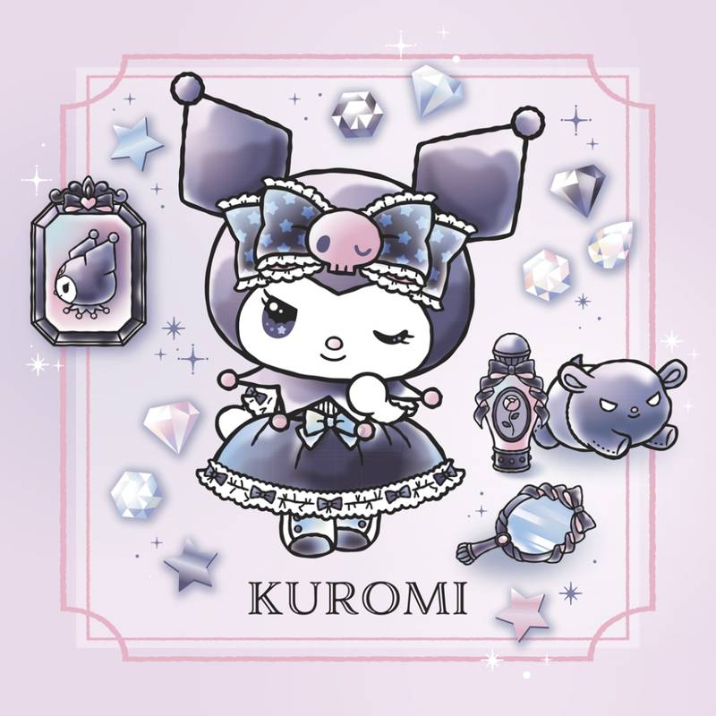 NOTIQUE Grid calendar Kuromi 2027, 30 x 30 cm NOTIQUE Grid calendar Kuromi 2027, 30 x 30 cm