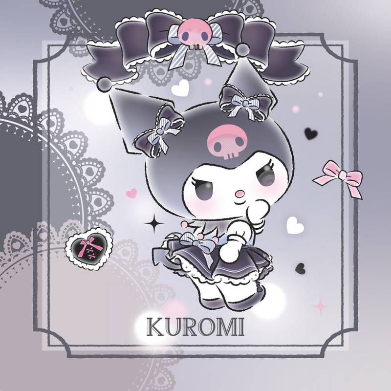 NOTIQUE Grid calendar Kuromi 2027, 30 x 30 cm NOTIQUE Grid calendar Kuromi 2027, 30 x 30 cm