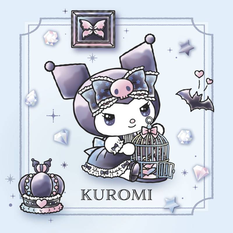 NOTIQUE Grid calendar Kuromi 2027, 30 x 30 cm NOTIQUE Grid calendar Kuromi 2027, 30 x 30 cm
