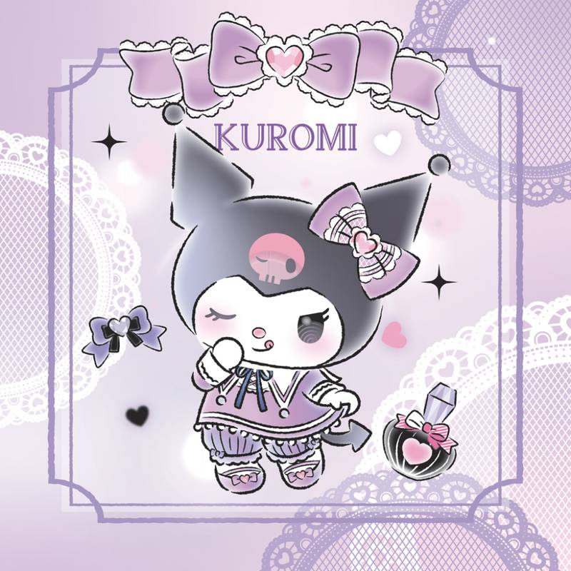 NOTIQUE Grid calendar Kuromi 2027, 30 x 30 cm NOTIQUE Grid calendar Kuromi 2027, 30 x 30 cm