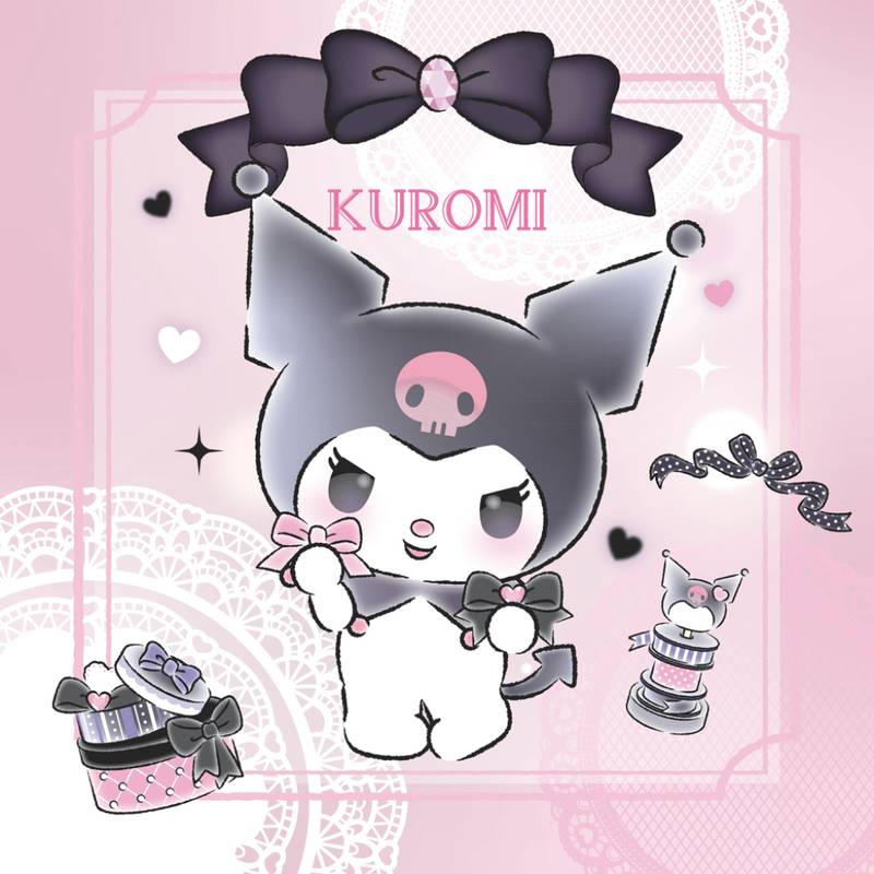 NOTIQUE Grid calendar Kuromi 2027, 30 x 30 cm NOTIQUE Grid calendar Kuromi 2027, 30 x 30 cm