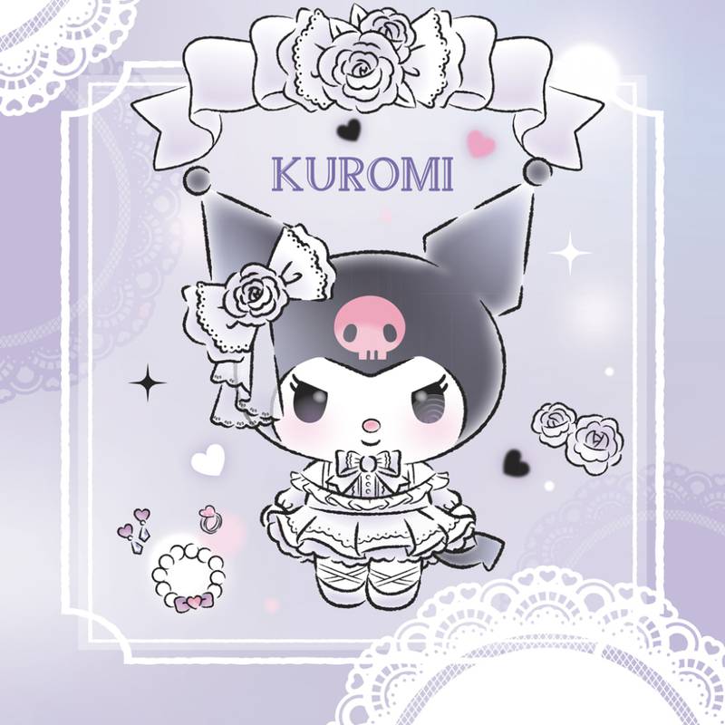 NOTIQUE Grid calendar Kuromi 2027, 30 x 30 cm NOTIQUE Grid calendar Kuromi 2027, 30 x 30 cm