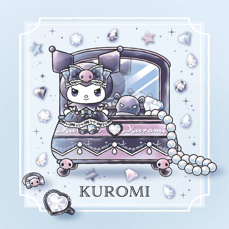 NOTIQUE Grid calendar Kuromi 2027, 30 x 30 cm NOTIQUE Grid calendar Kuromi 2027, 30 x 30 cm