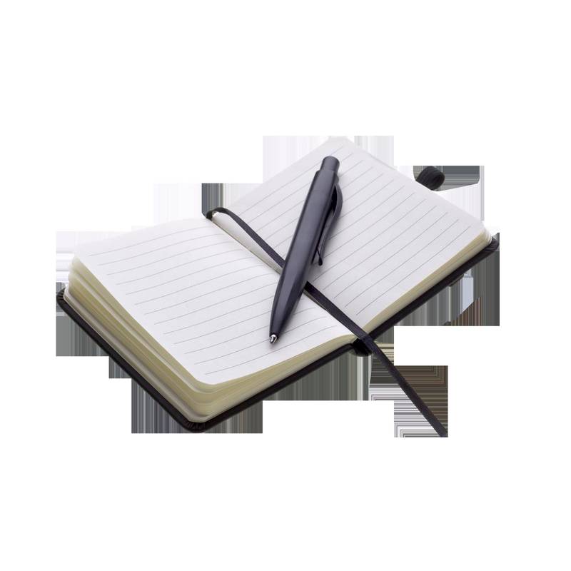 PURENOTE A7 zápisník s perom, čierna PURENOTE A7 zápisník s perom, čierna
