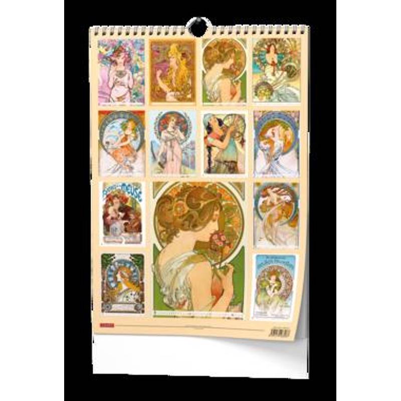 Nástěnný kalendář A3 - Alfons Mucha 2027 Nástěnný kalendář A3 - Alfons Mucha 2027