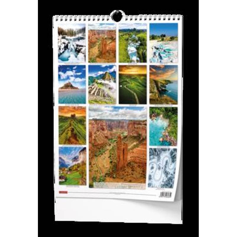 Nástěnný kalendář - Beautiful world - A3 Nástěnný kalendář - Beautiful world - A3