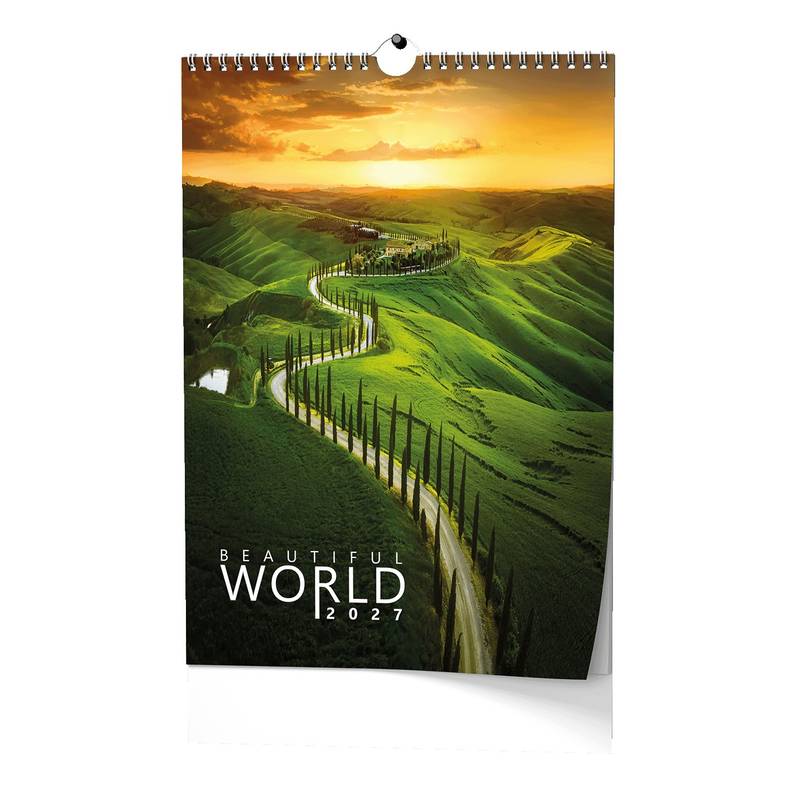 Nástěnný kalendář - Beautiful world - A3 Nástěnný kalendář - Beautiful world - A3