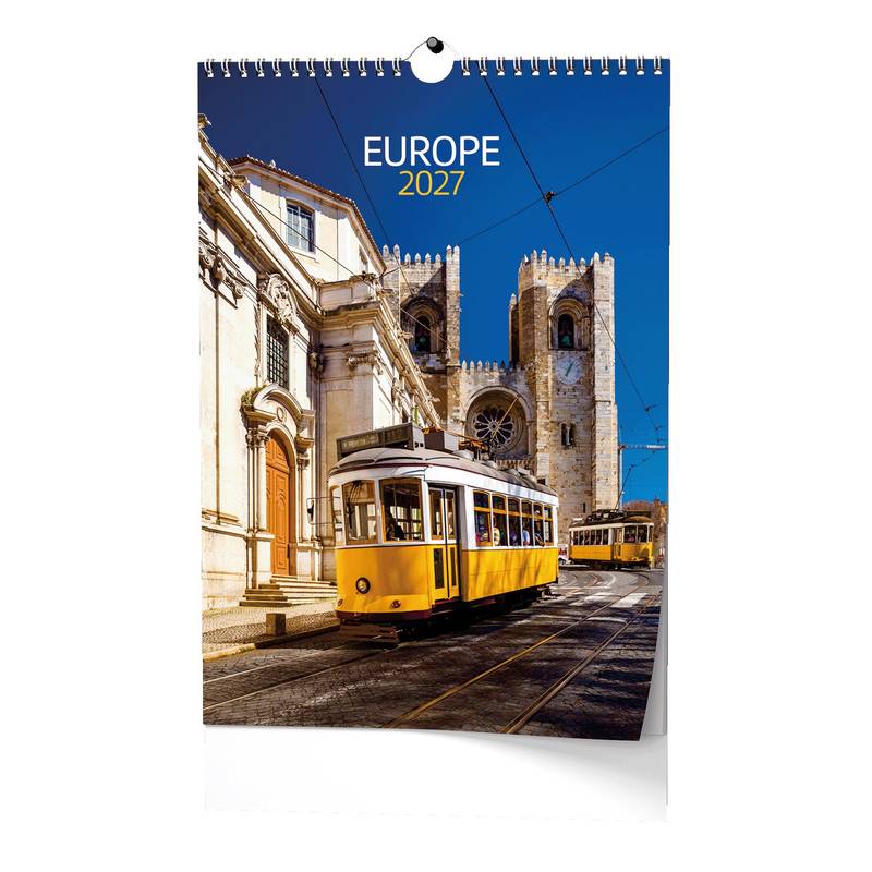 Nástěnný kalendář - Europe - A3 Nástěnný kalendář - Europe - A3