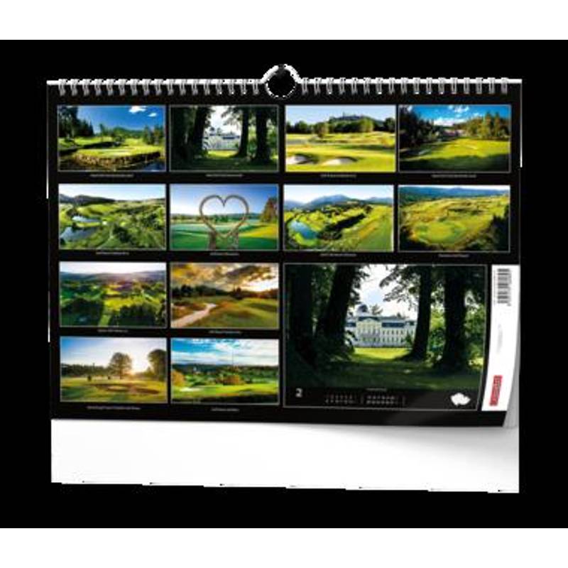 Nástěnný kalendář - Golf - české resorty Nástěnný kalendář - Golf - české resorty