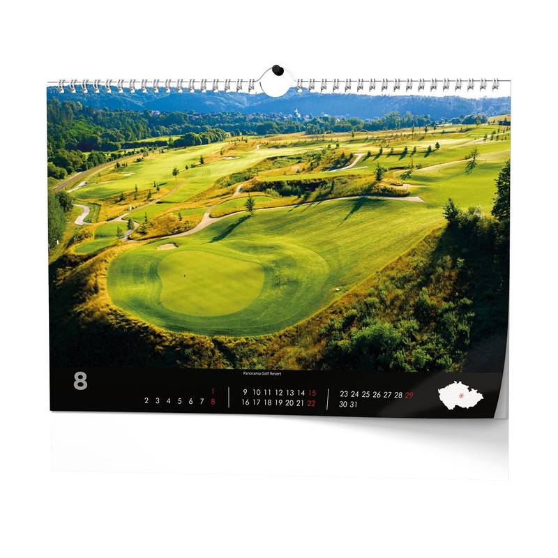 Nástěnný kalendář - Golf - české resorty Nástěnný kalendář - Golf - české resorty