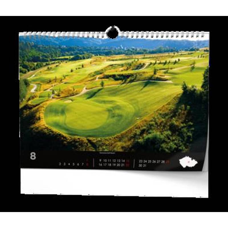 Nástěnný kalendář - Golf - české resorty Nástěnný kalendář - Golf - české resorty