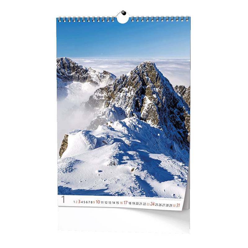 Nástěnný kalendář - Tatry - A3 Nástěnný kalendář - Tatry - A3