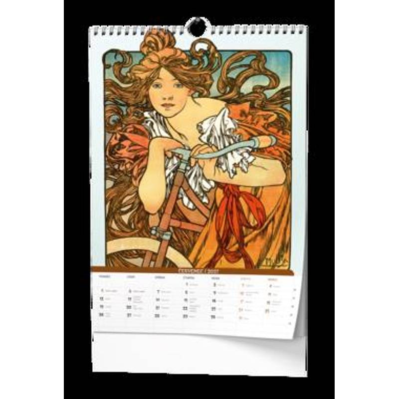 Nástěnný poznámkový kalendář A3 - Alfons Mucha 2027 Nástěnný poznámkový kalendář A3 - Alfons Mucha 2027