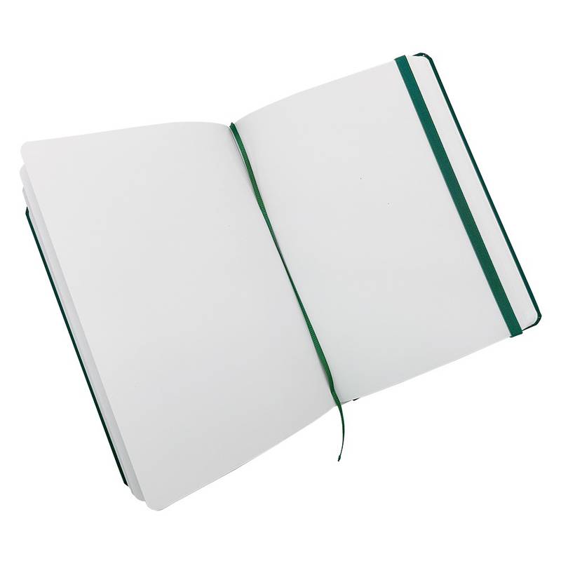 Notes Luxi prázdný - A5 - lamino - lahvově zelená Notes Luxi prázdný - A5 - lamino - lahvově zelená