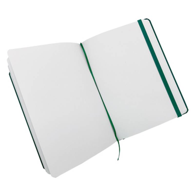 Notes Luxi prázdný - A5 - lamino - lahvově zelená Notes Luxi prázdný - A5 - lamino - lahvově zelená