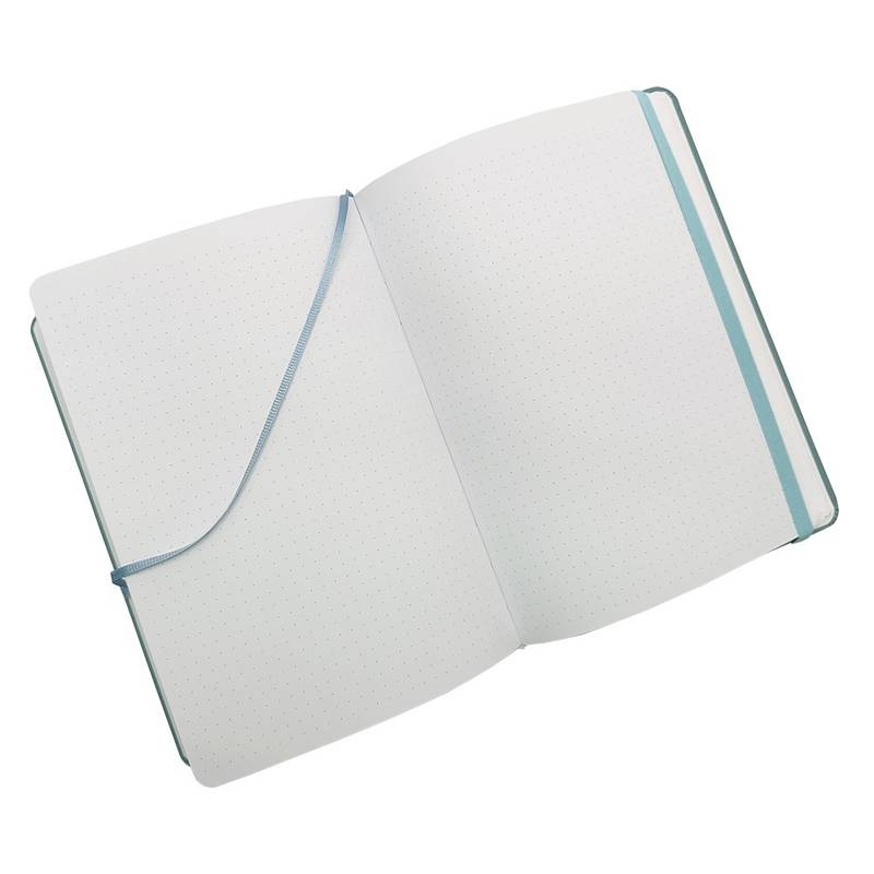 Notes Luxi tečky - A5 - lamino - ledově modrá Notes Luxi tečky - A5 - lamino - ledově modrá