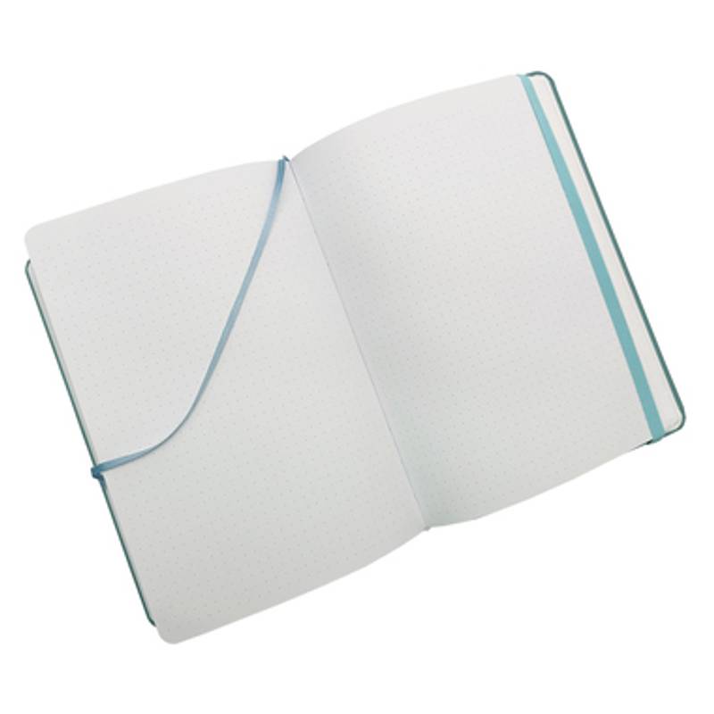 Notes Luxi tečky - A5 - lamino - ledově modrá Notes Luxi tečky - A5 - lamino - ledově modrá
