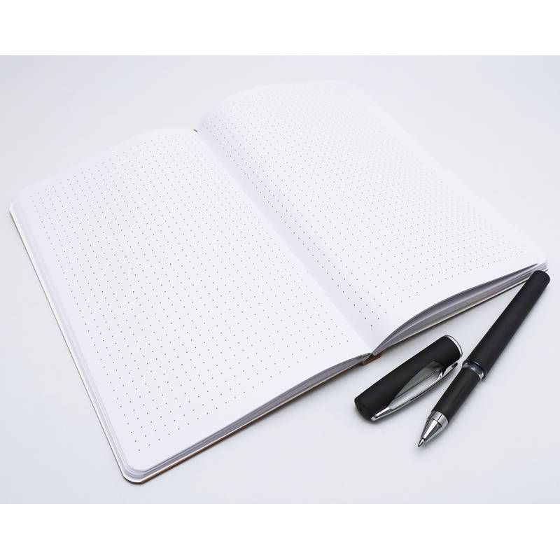 Notes tečkovaný - A5 - kraft - Letadlo Notes tečkovaný - A5 - kraft - Letadlo