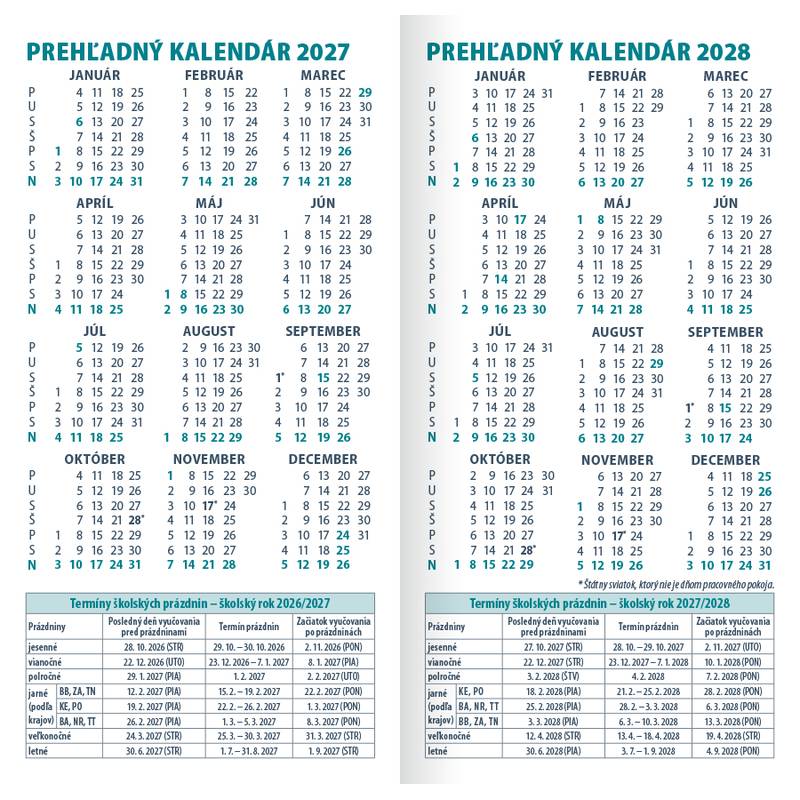 Minidiár mesačný 2027 - čierny Minidiár mesačný 2027 - čierny