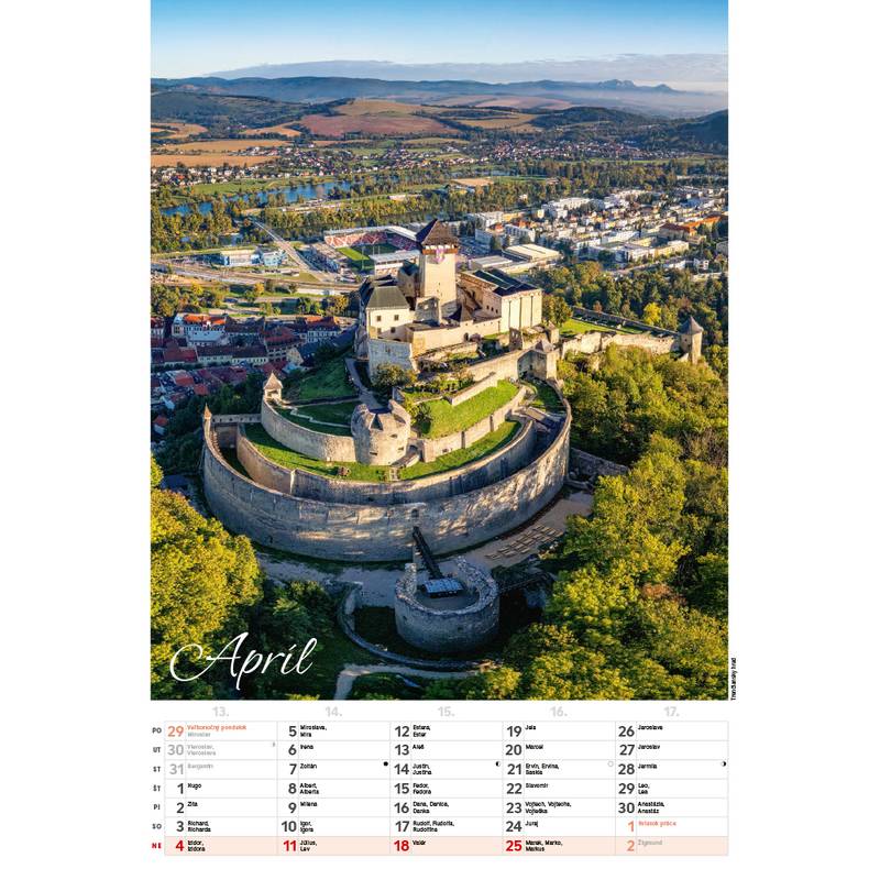 Nástenný kalendár SLOVENSKO 2027 Nástenný kalendár SLOVENSKO 2027